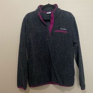 ✨COLUMBIA✨ Fleece Quarter Button Up